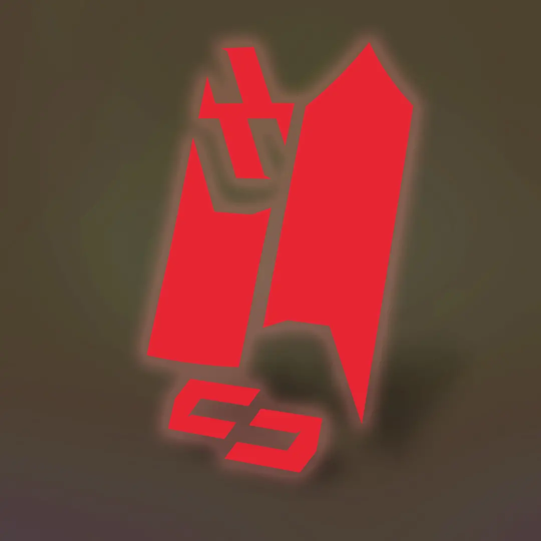 unleazhed - M02 sticker lightning red