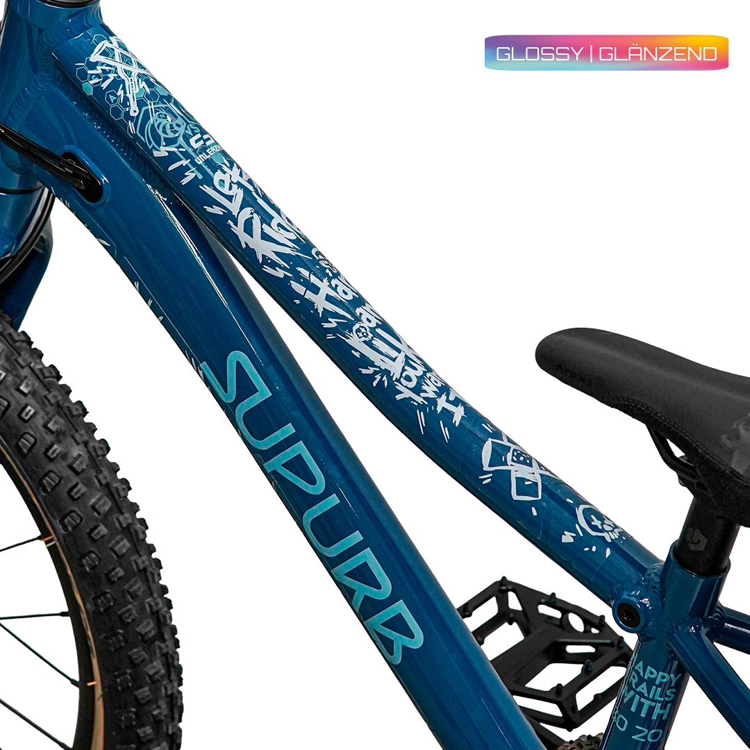 Kids frame protection foil Ride It white - unleazhed glossy