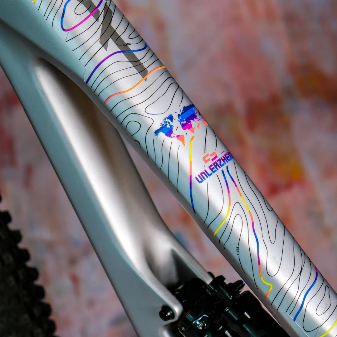 Frame Protection S Oberrohr Topolines color - unleazhed matt