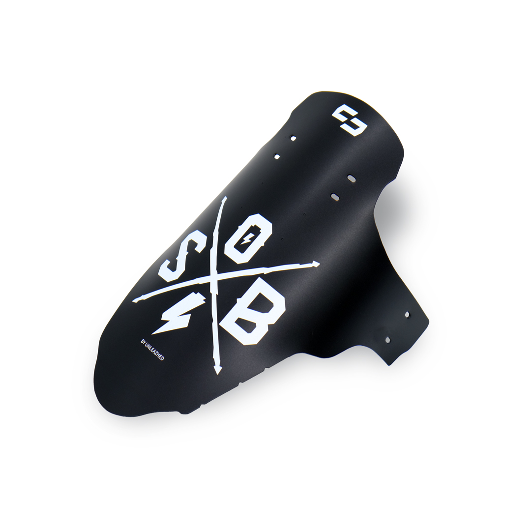 Mudguard M01 edition Sons of Battery white - Unleazhed