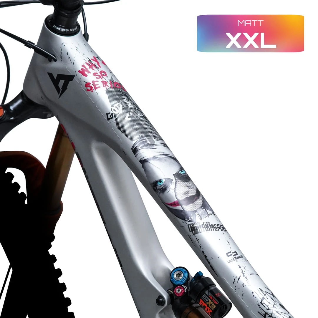 Rahmenschutzfolie XXL matt Happy color - unleazhed