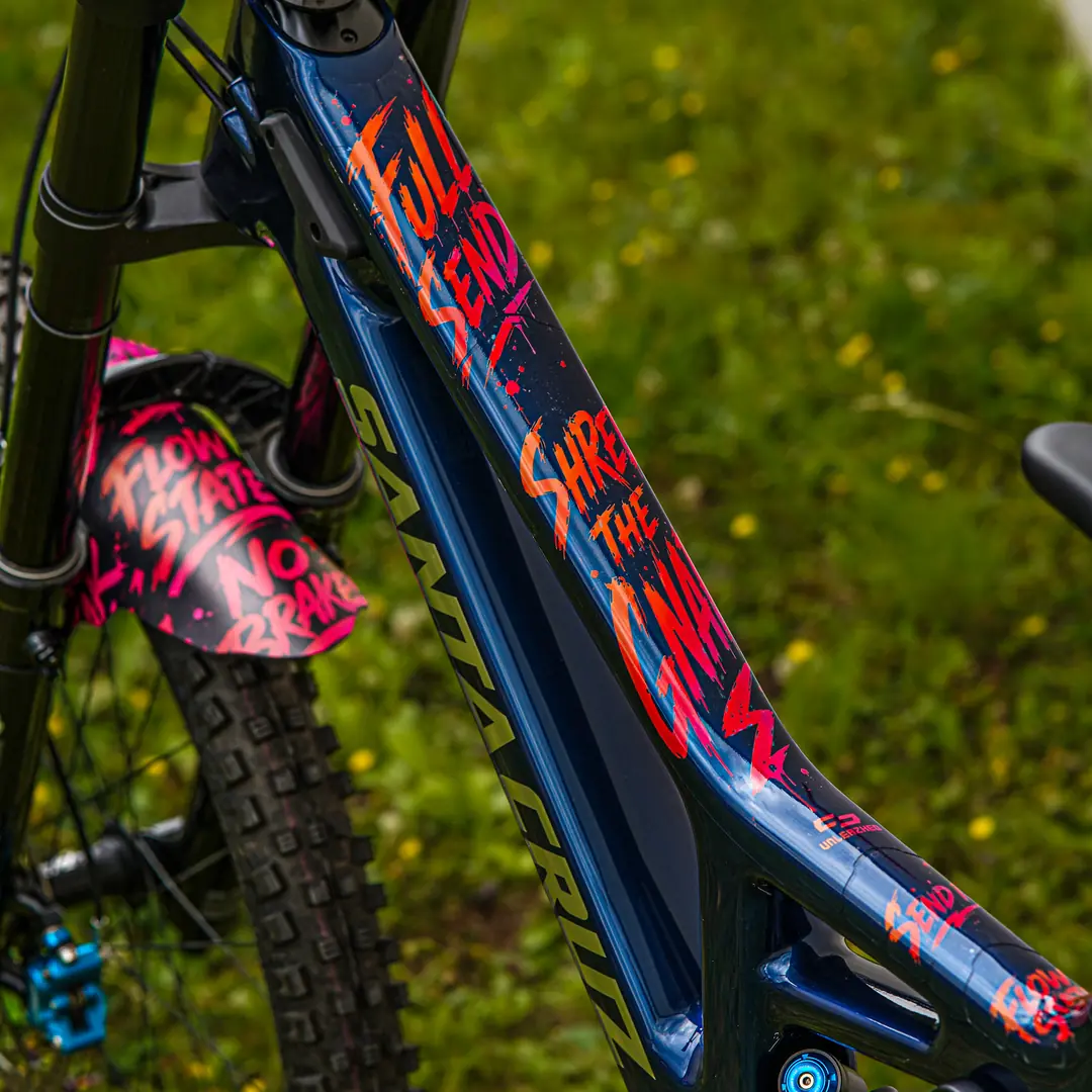 Frame Protection S Top Tube matt Flow State color - unleazhed