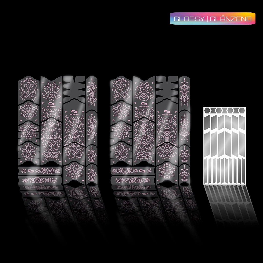 Kids frame protection foil filigree rose - unleazhed glossy