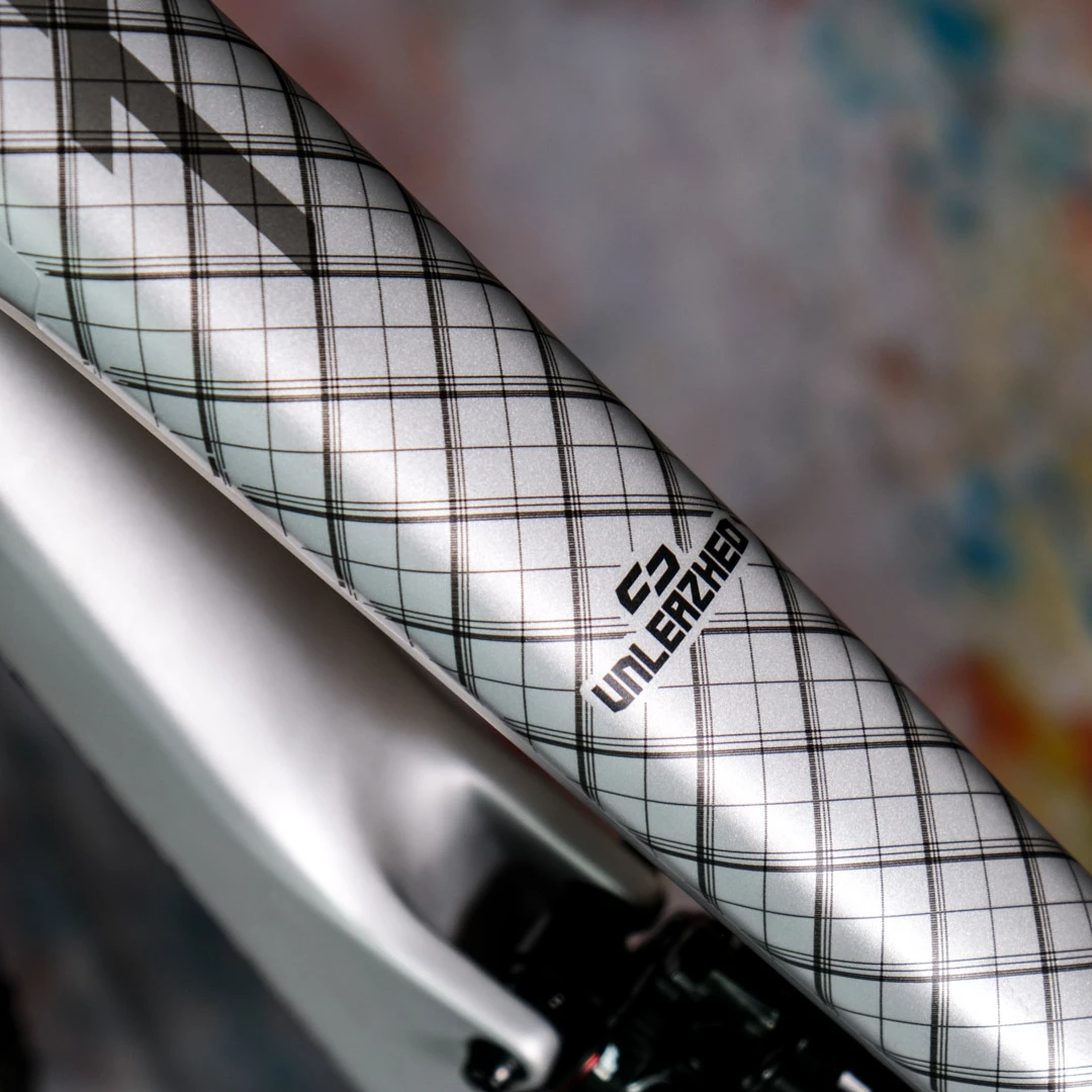 Frame Protection  S matt Top Tube Karo black - unleazhed