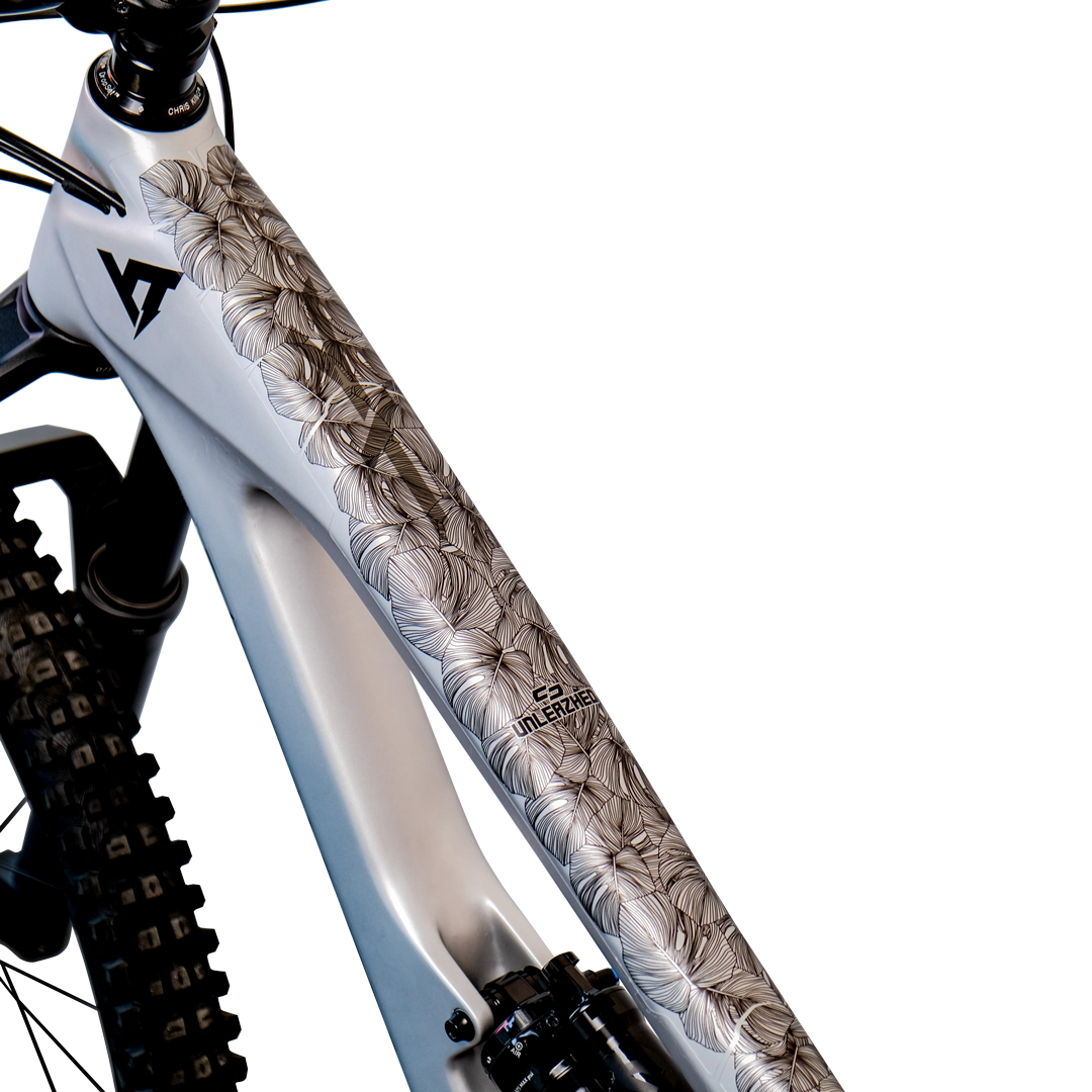 Frame Protection  S Top Tube Monstera black - unleazhed