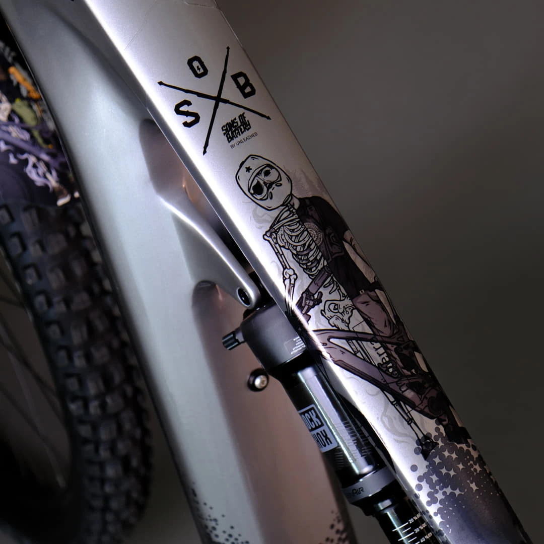 Frame Protection XXL matt E-Bike Sons of Battery black - unleazhed