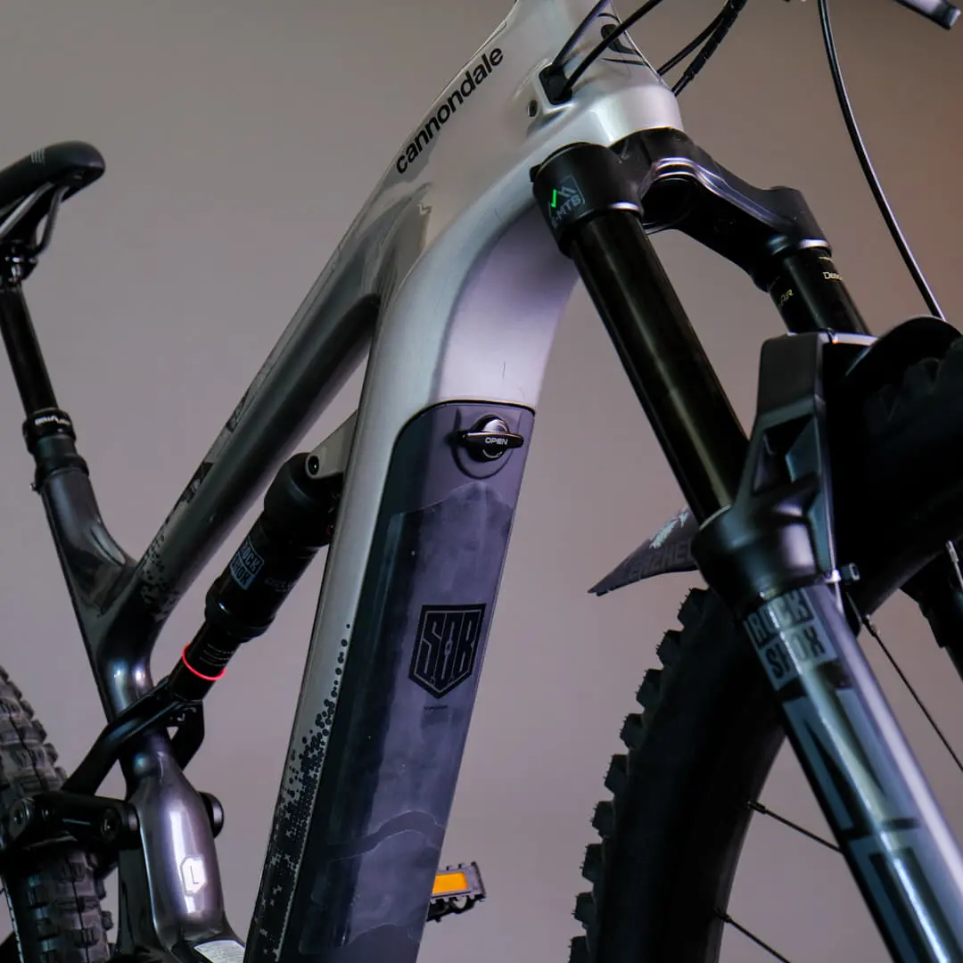 unleazhed - BP01 frame edition E-Bike Sons of Battery black matt S down tube