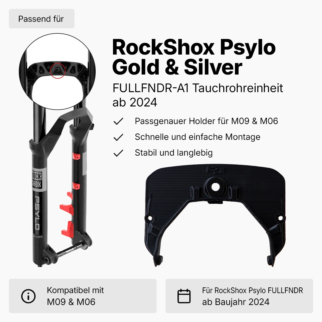 Holder for M09 & M06 | RockShox Psylo Gold | Psylo Silver | FULLFNDR-A1 full-fender lower leg | from model year 2024