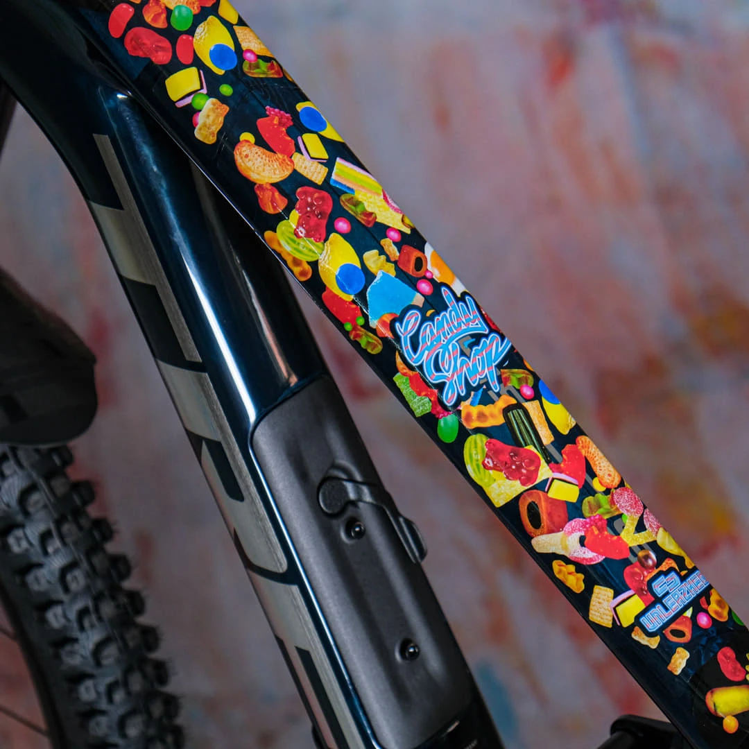 Frame Protection S glossy Top Tube Candyshop color - unleazhed