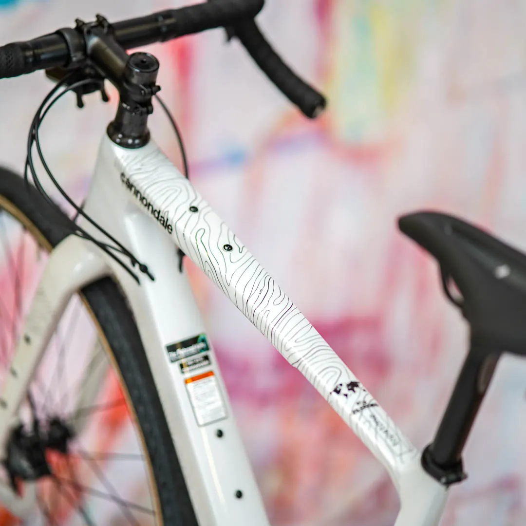 frame protection film Gravel Bike BPG01 Topolines black matt - unleazhed