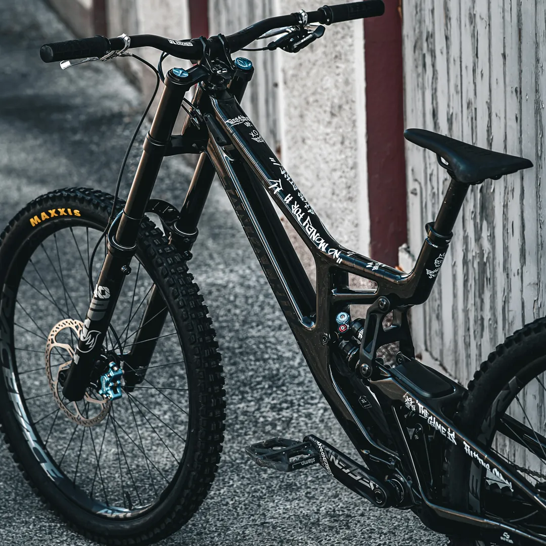 Frame protection S top tube Broken Dreams white - unleazhed matt