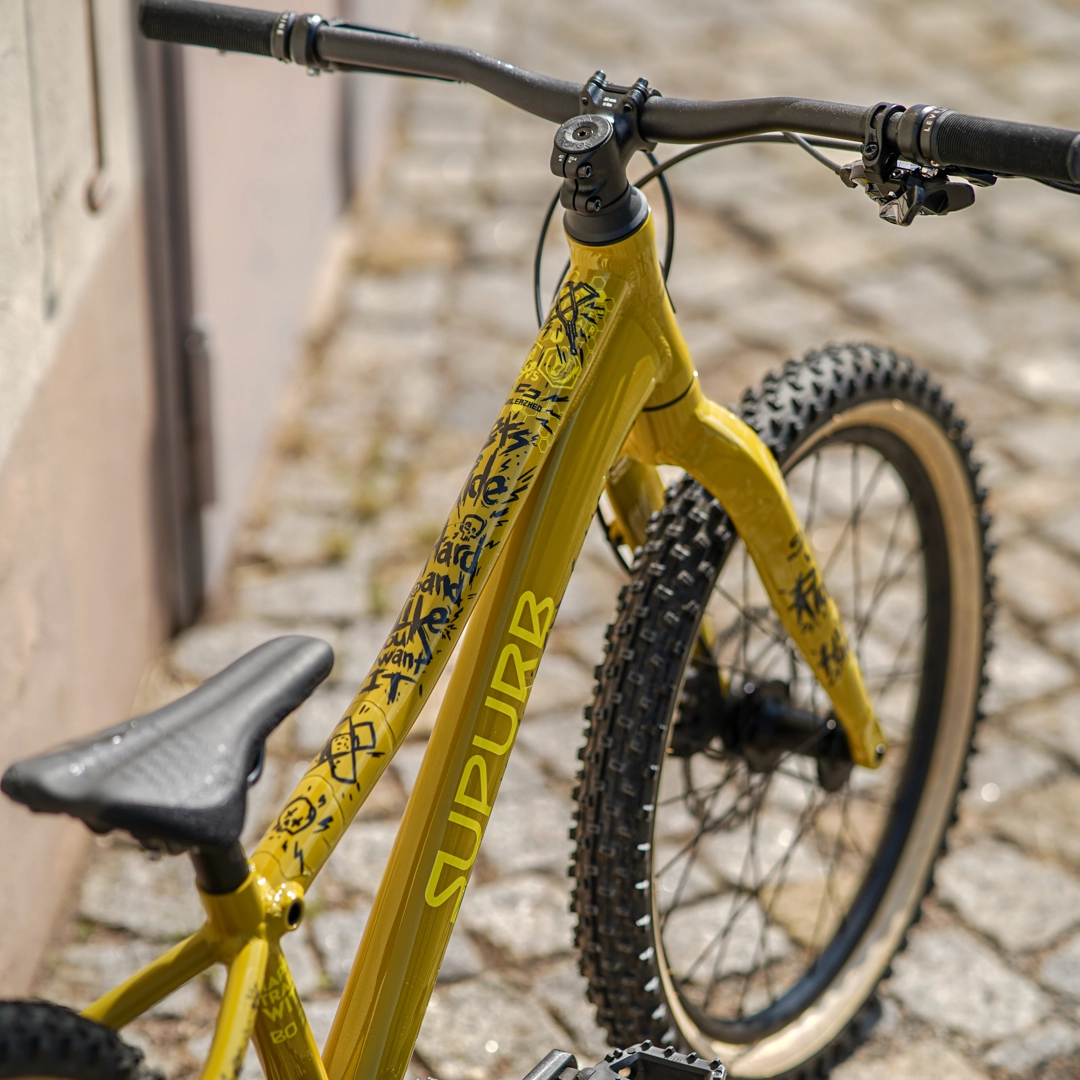 Kids frame protection foil Ride It black - unleazhed matt