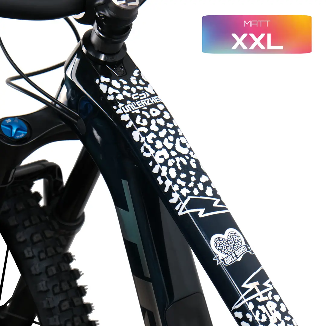 Rahmenschutzfolie XXL matt Girls Shred white - unleazhed