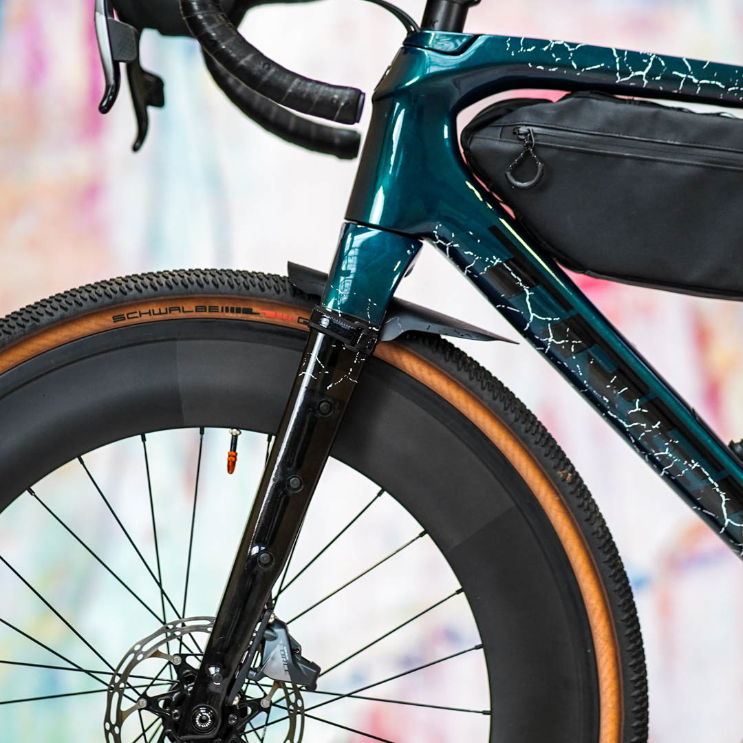 Frame protection film Gravel Bike BPG01 Fragment white matt - unleazhed