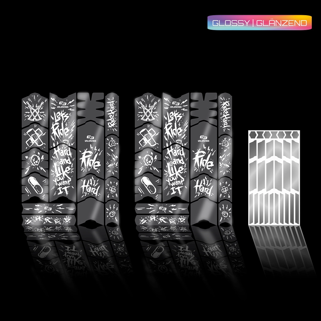 Kids frame protection foil Ride It white - unleazhed glossy