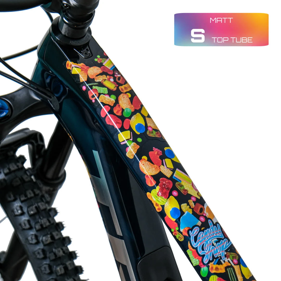Frame Protection S matt Top Tube Candyshop color - unleazhed