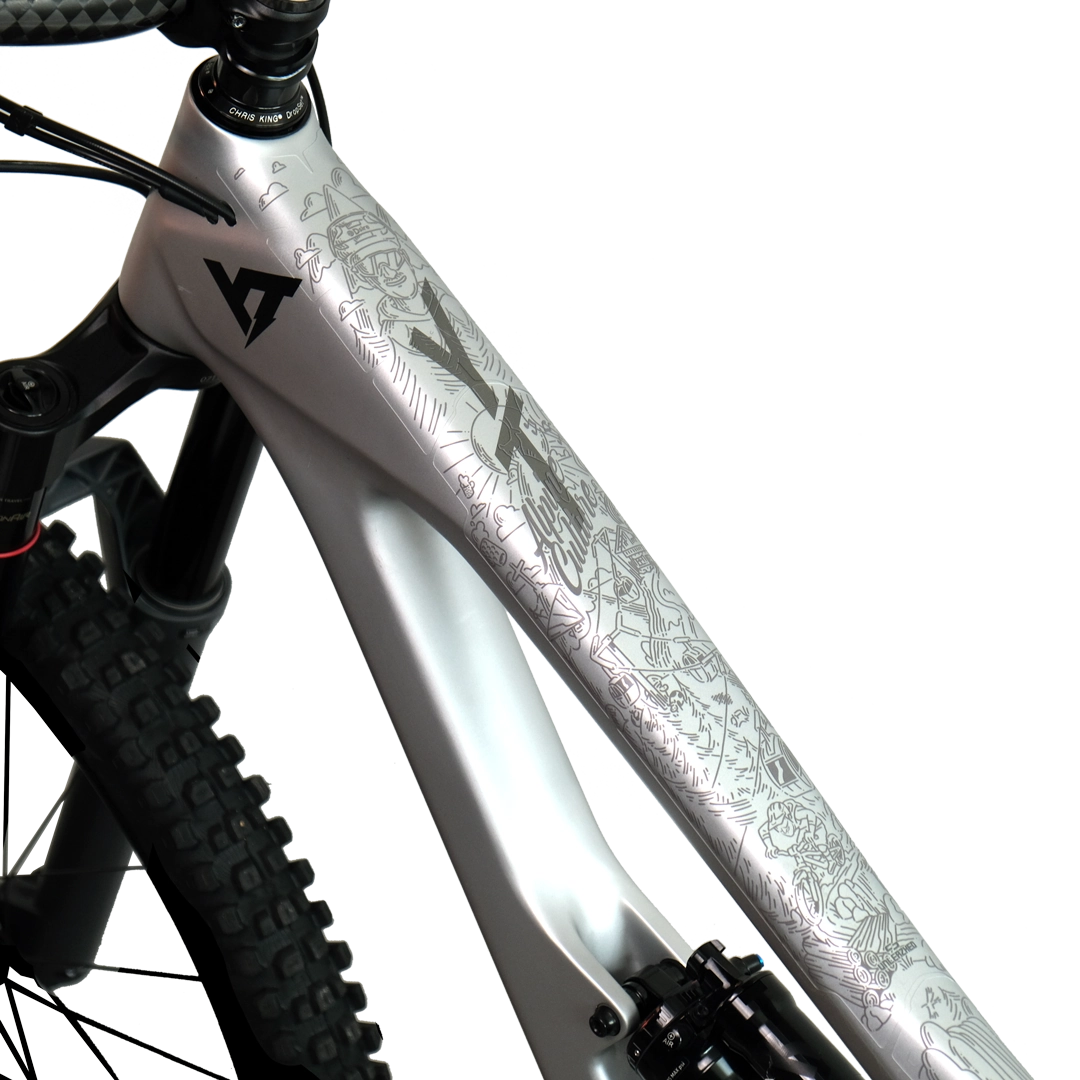 Frame Protection S Oberrohr Alpin Culture Stefan Müller gray - unleazhed
