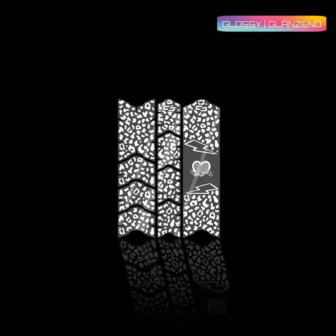 unleazhed - BP01 frame edition Girls Shred - Bine Herzog white glossy S down tube