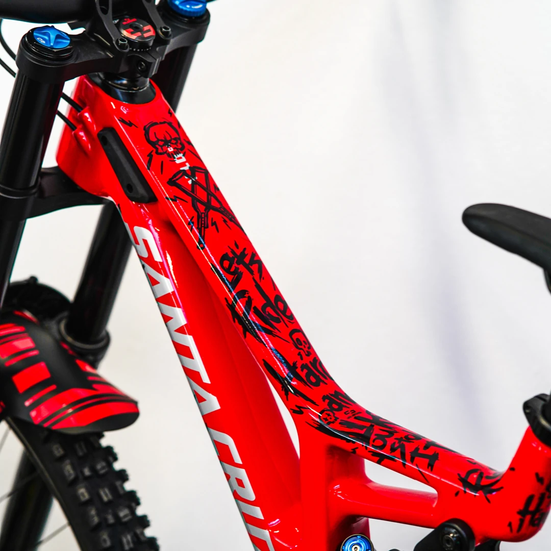 Frame Protection S Top Tube matt Ride Hard black - unleazhed