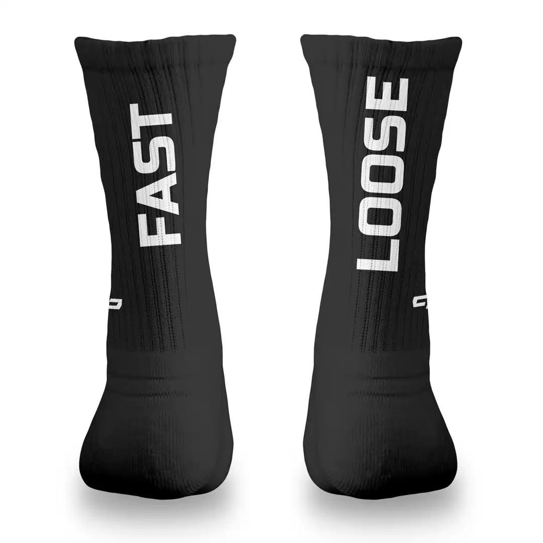 MTB Socks snazy bundle black-white + black-red + white-black + white-red - Unleazhed