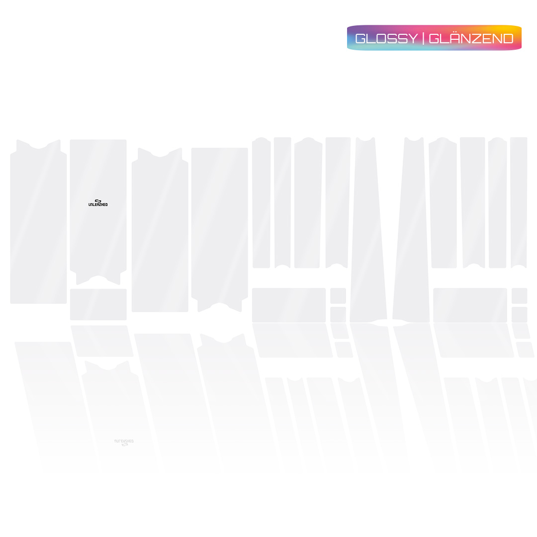 frame protection film Gravel Bike BPG01 clear glossy - unleazhed