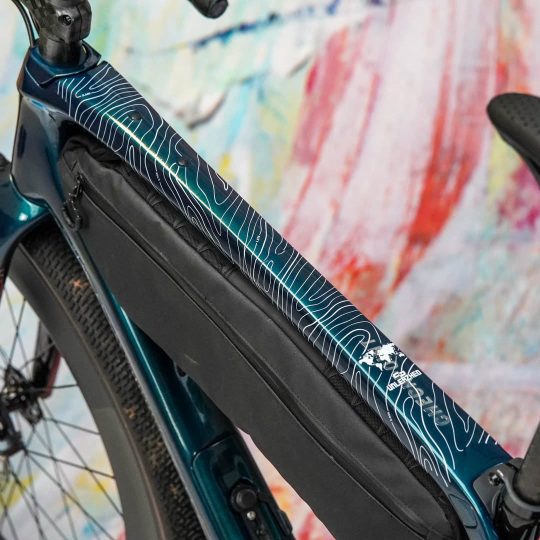 frame protection film Gravel Bike BPG01 Topolines white matt - unleazhed