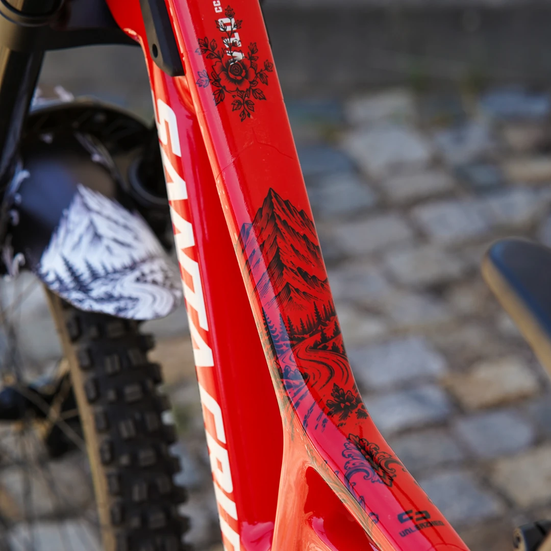 Frame Protection XXL matt Ceramic Woods gray - unleazhed