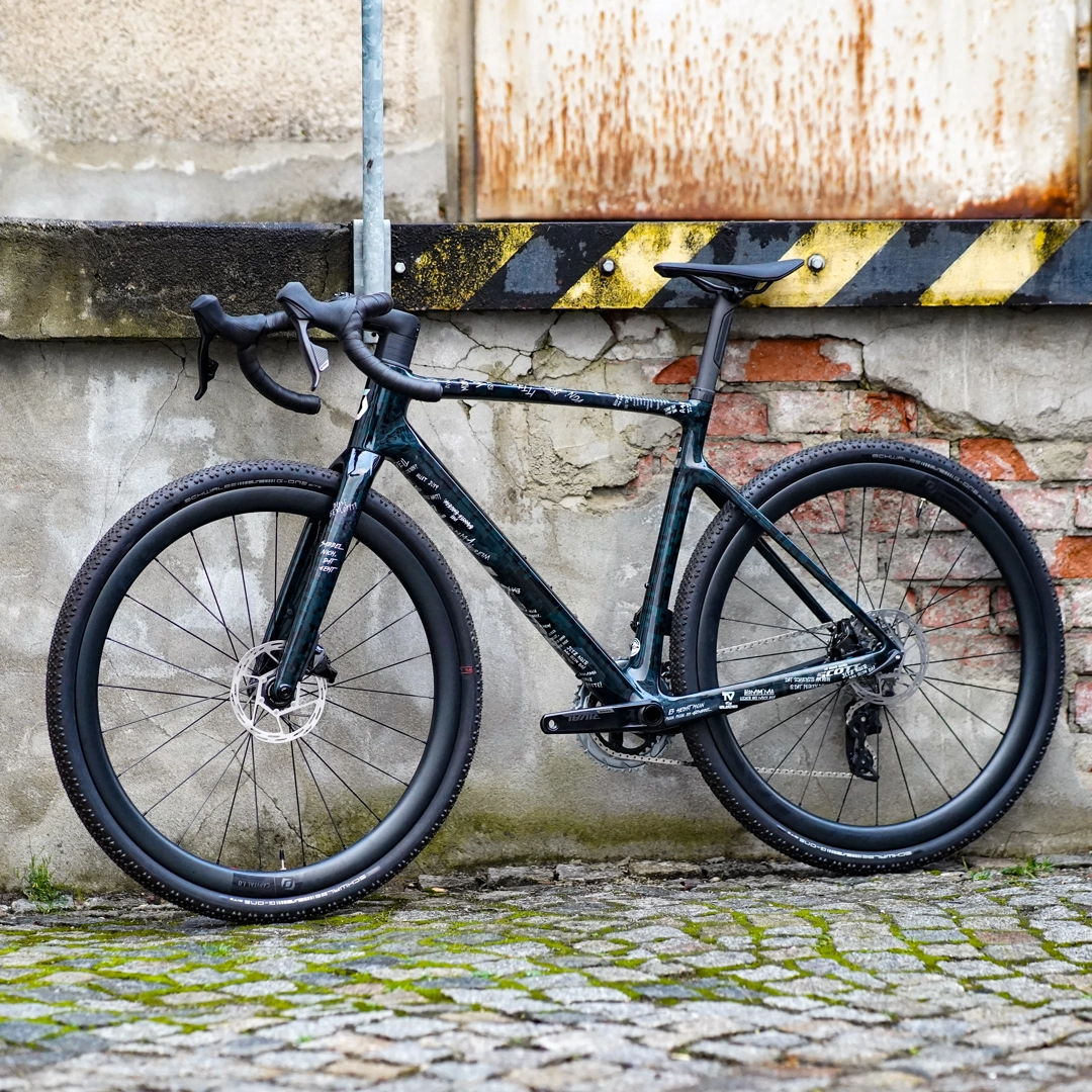 frame protection film Gravel Bike BPG01 Ruhrpott white - unleazhed matt