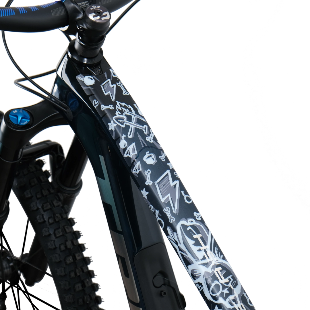 Frame Protection S top tube Serfaus Fiss Ladis white - unleazhed