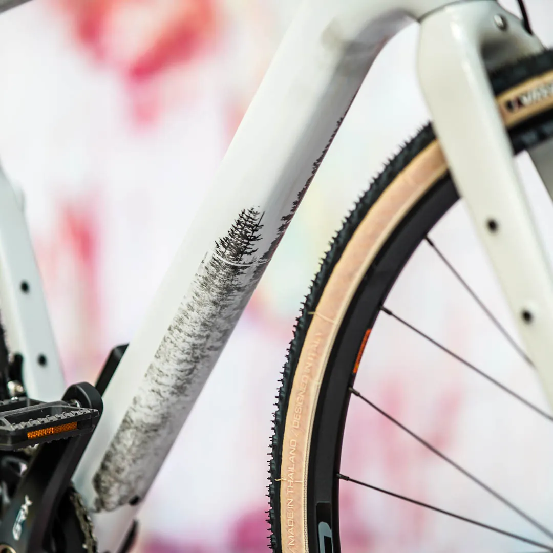 frame protection film Gravel Bike BPG01 Forest black matt - unleazhed