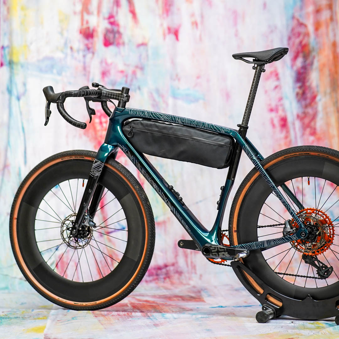 frame protection film Gravel Bike BPG01 Topolines white matt - unleazhed