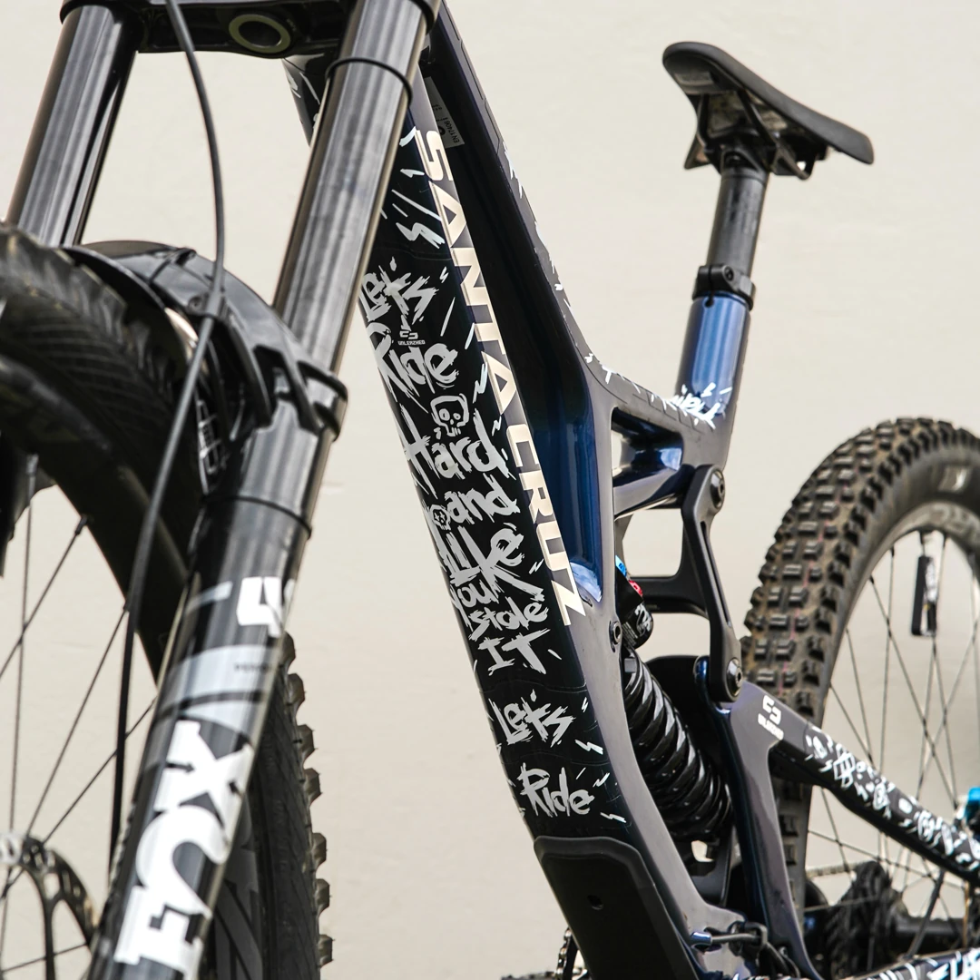 Frame Protection XXL matt Ride Hard white - unleazhed