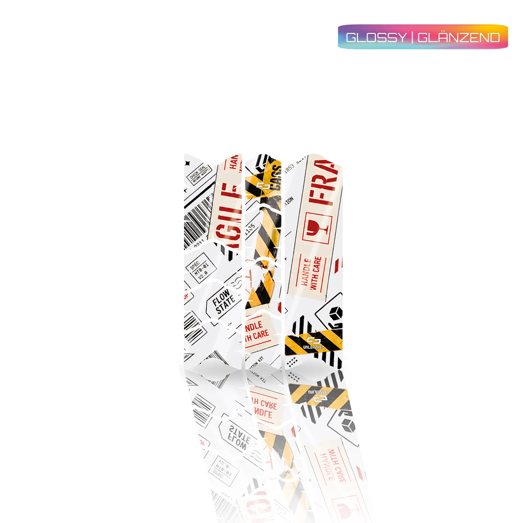 Frame Protection S Top Tube glossy Fragile color - unleazhed