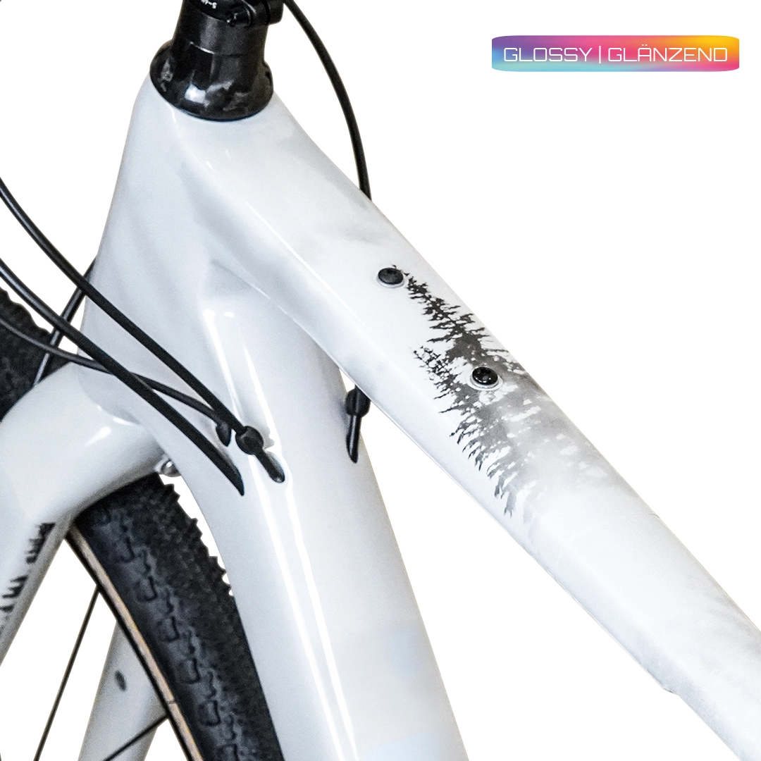 frame protection film Gravel Bike BPG01 Forest black glossy - unleazhed