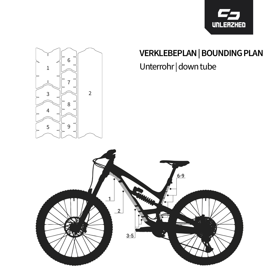 unleazhed - BP01 frame edition E-Bike Sons of Battery black matt XXL
