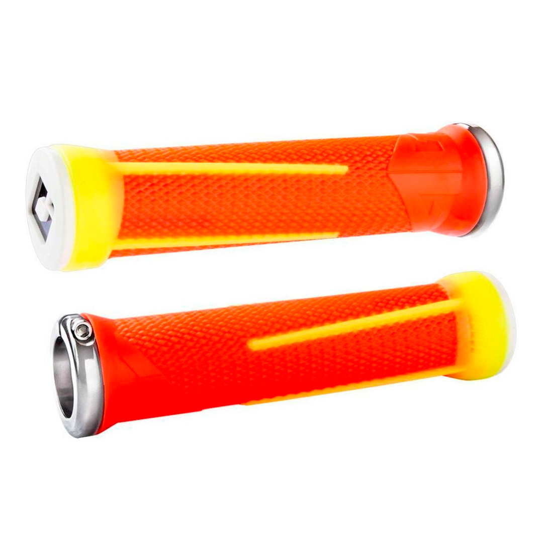 AG-1 LOCK-ON GRIPS (135MM) neon orange/neon yellow