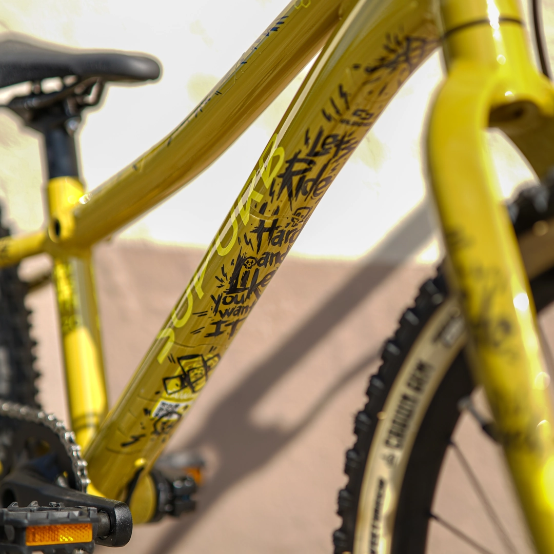 Kids frame protection foil Ride It black - unleazhed matt