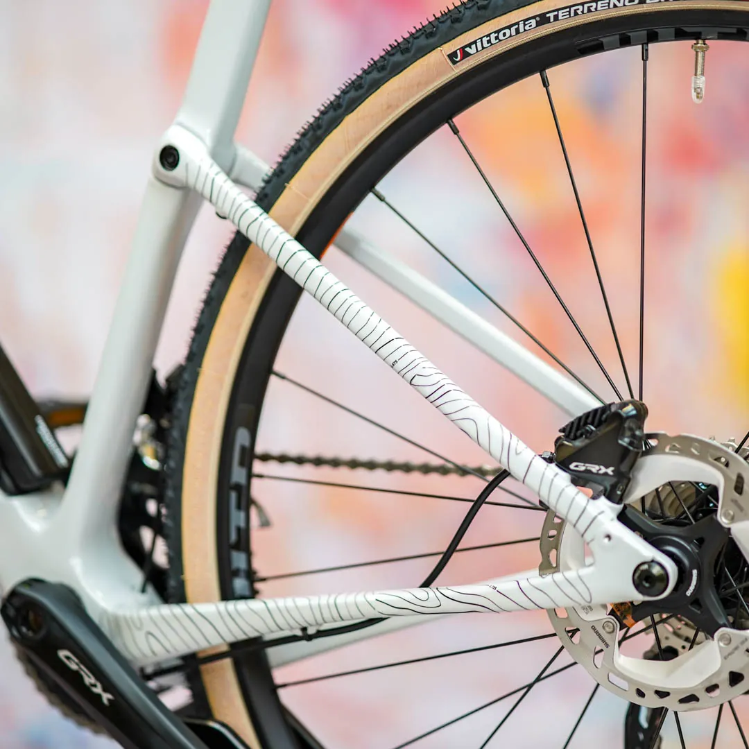 frame protection film Gravel Bike BPG01 Topolines black matt - unleazhed