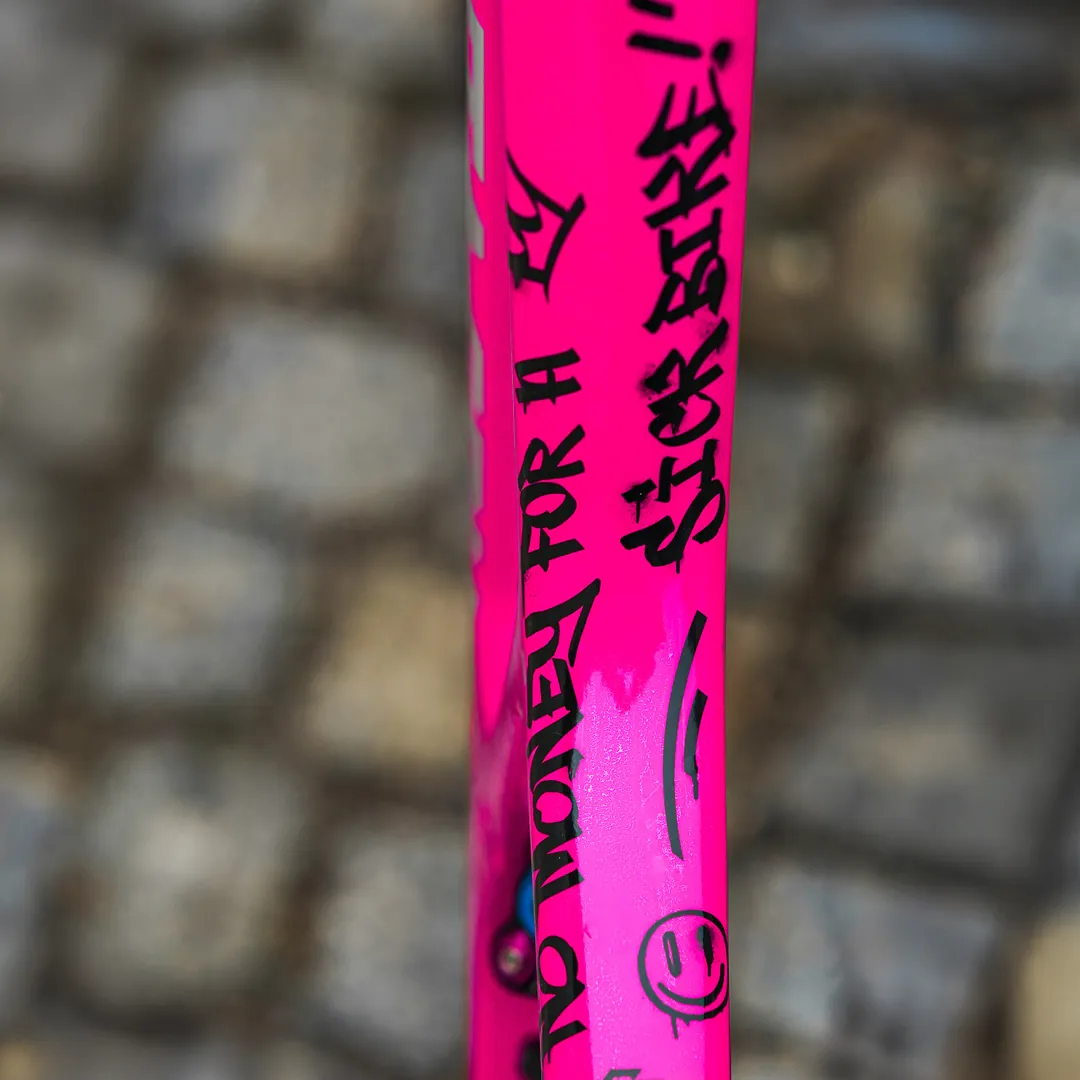 Frame protection S top tube Broken Dreams black - unleazhed matt