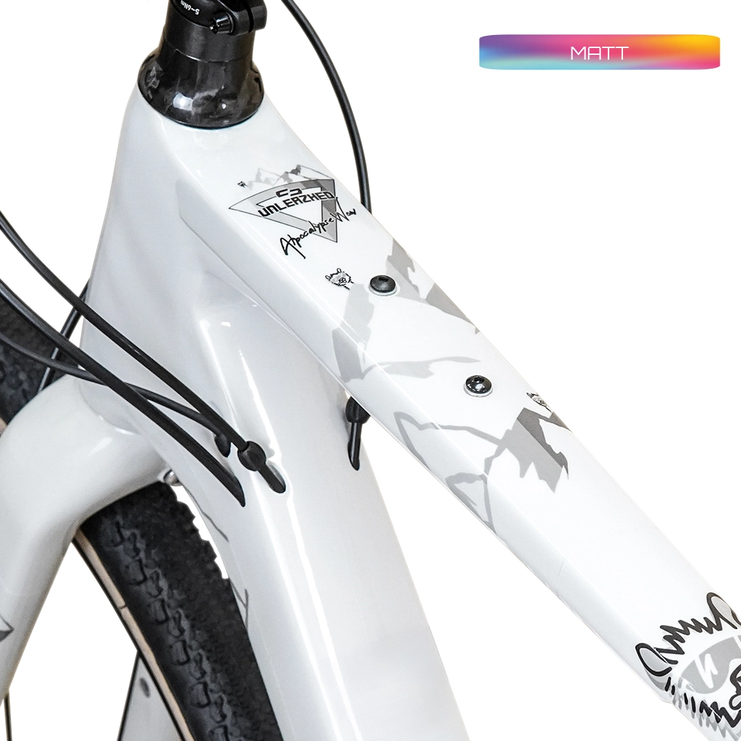 frame protection film Gravel Bike BPG01 Alpocalypse black matt - unleazhed