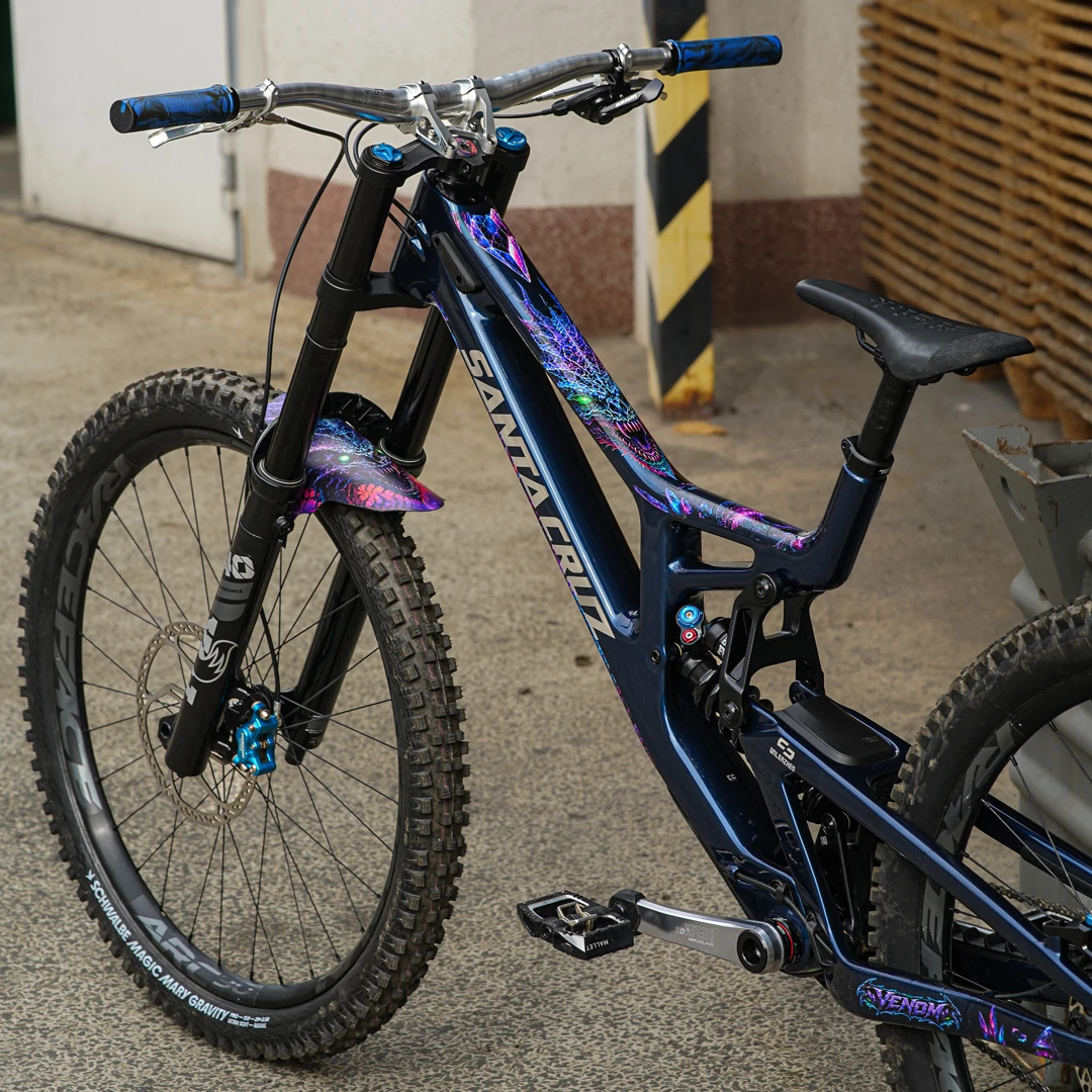 Frame Protection S Top Tube matt Venom void color - unleazhed