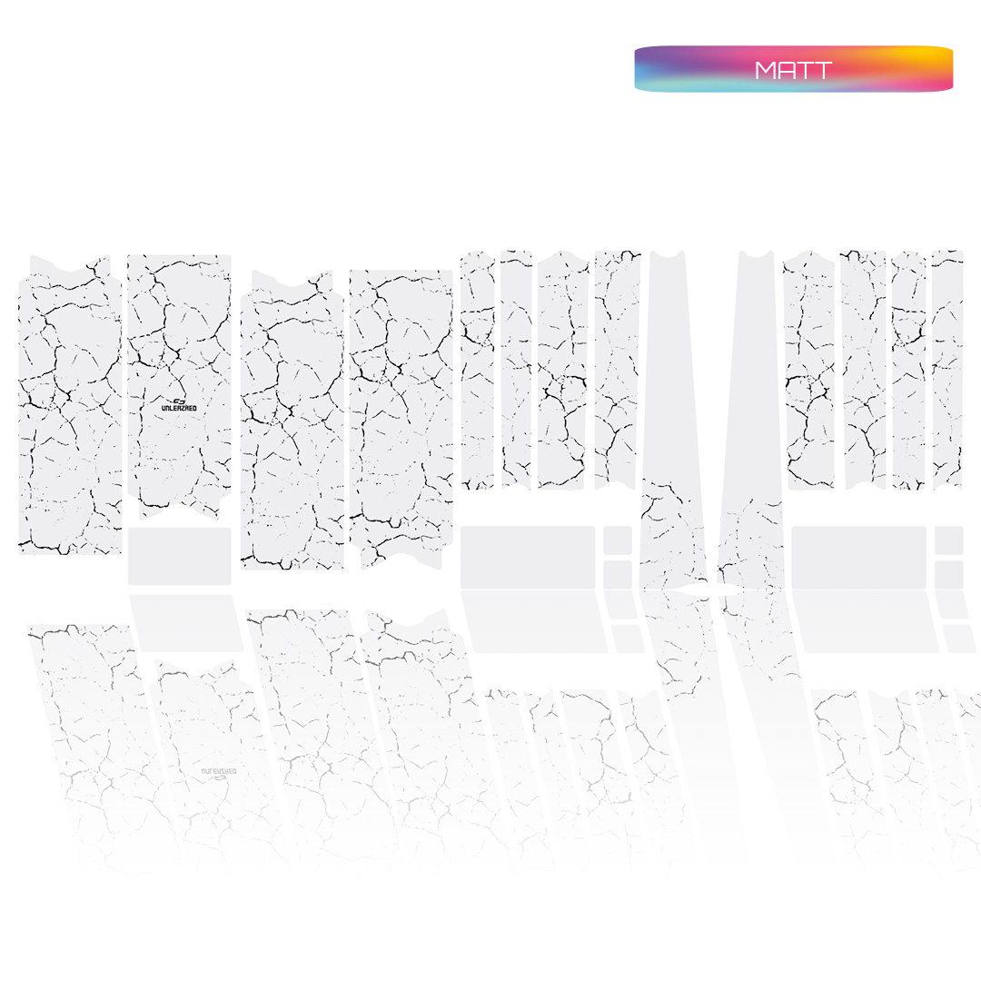 frame protection film Gravel Bike BPG01 Fragment black matt - unleazhed