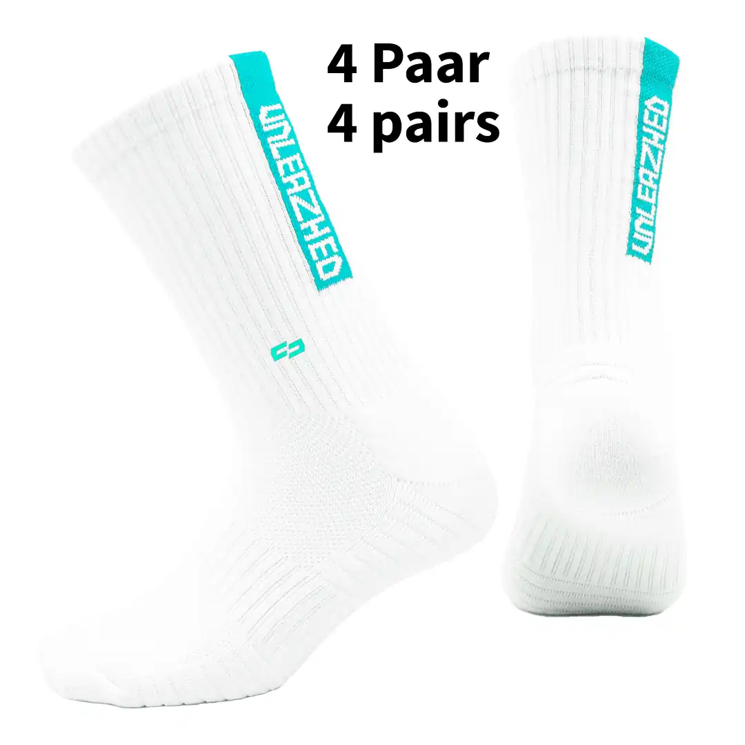 MTB Socks snazy white-red - Unleazhed 4