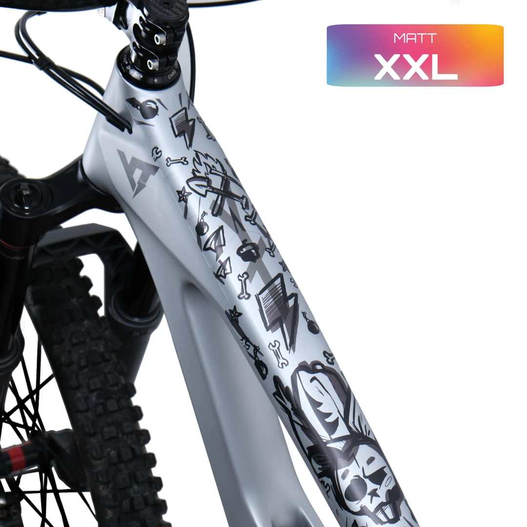 Rahmenschutzfolie XXL matt Serfaus Fiss Ladis black - unleazhed