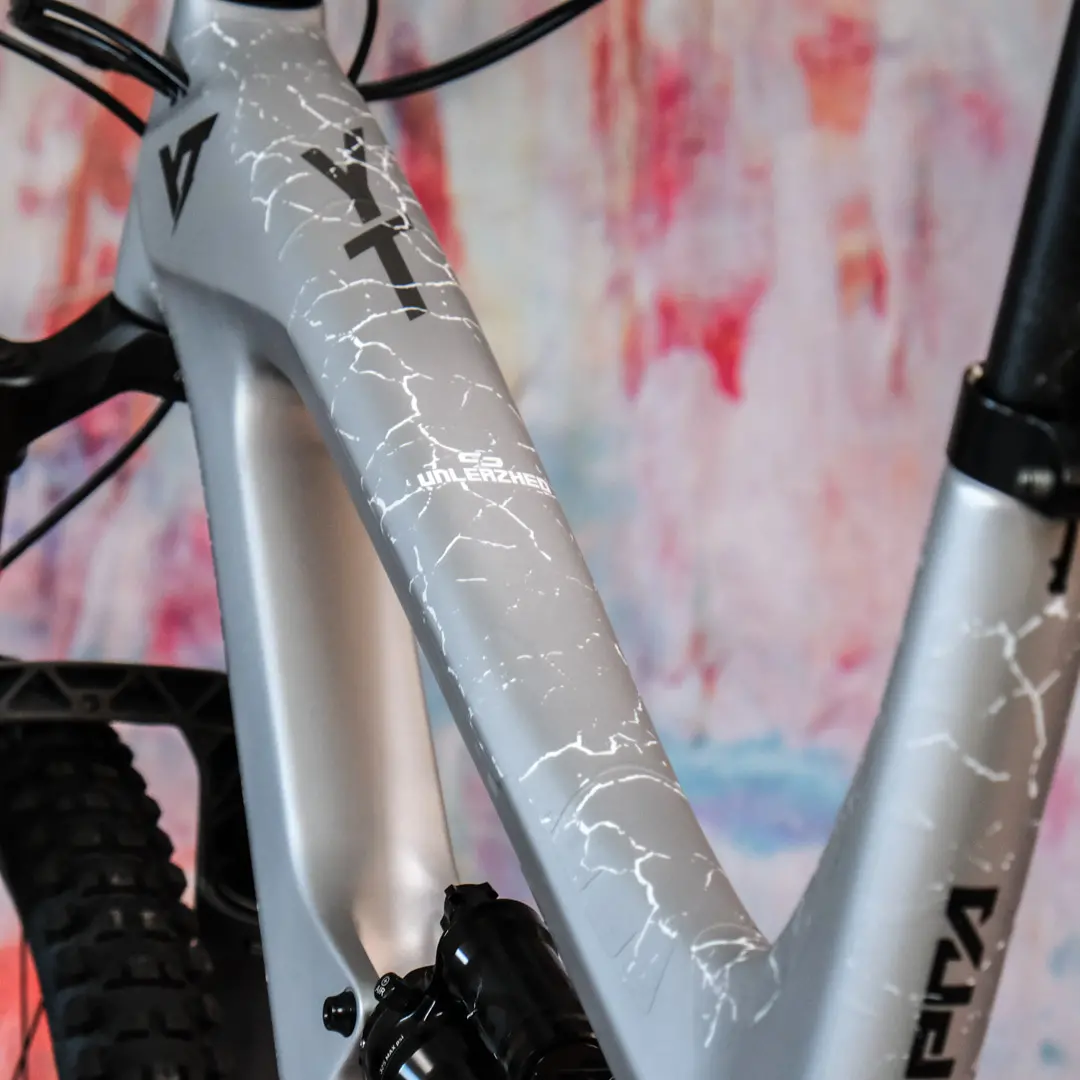 Rahmenschutzfolie XXL matt Fragment white - unleazhed