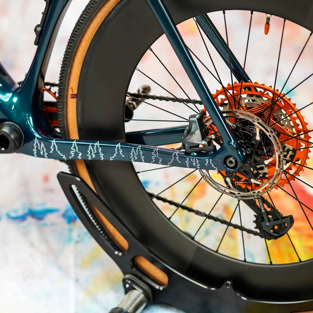 frame protection film Gravel Bike BPG01 Forest white matt - unleazhed