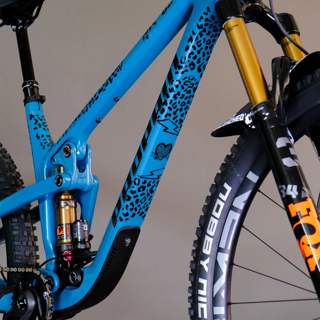 Frame Protection L matt Girls Shred black - unleazhed