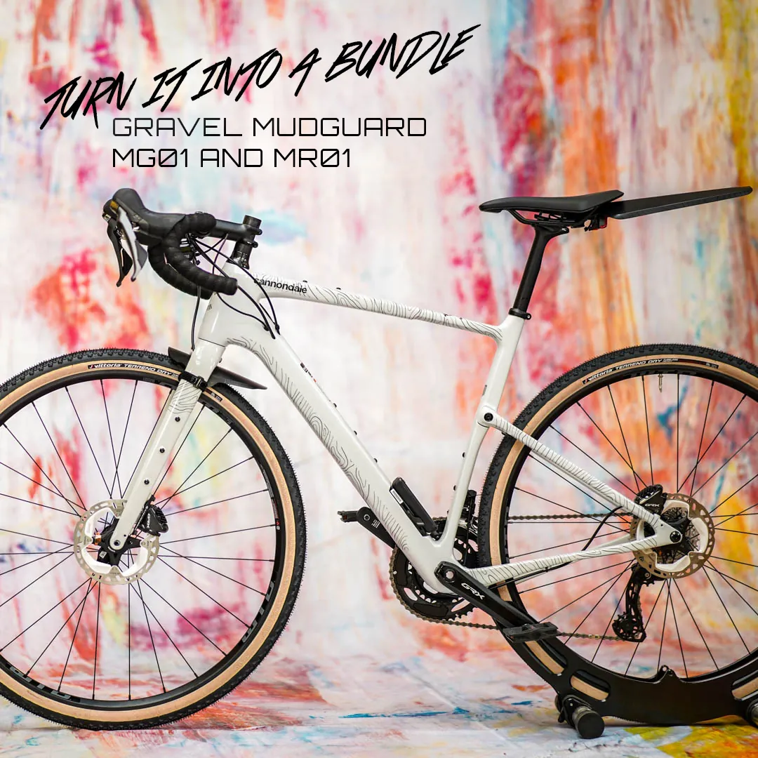 frame protection film Gravel Bike BPG01 Topolines black matt - unleazhed