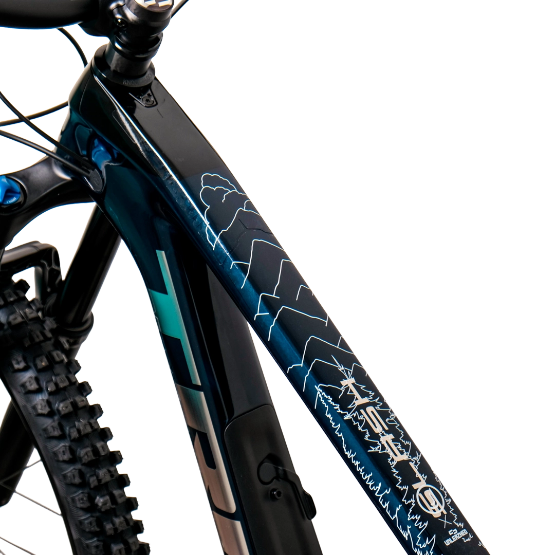 Frame Protection S Oberrohr Jasper Jauch Forest white - unleazhed