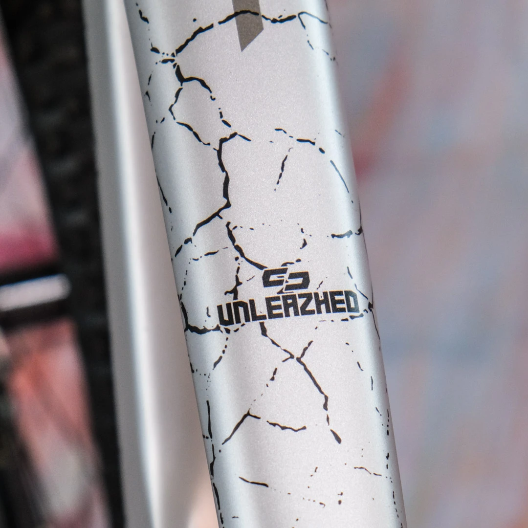 Rahmenschutzfolie XXL matt Fragment black - unleazhed